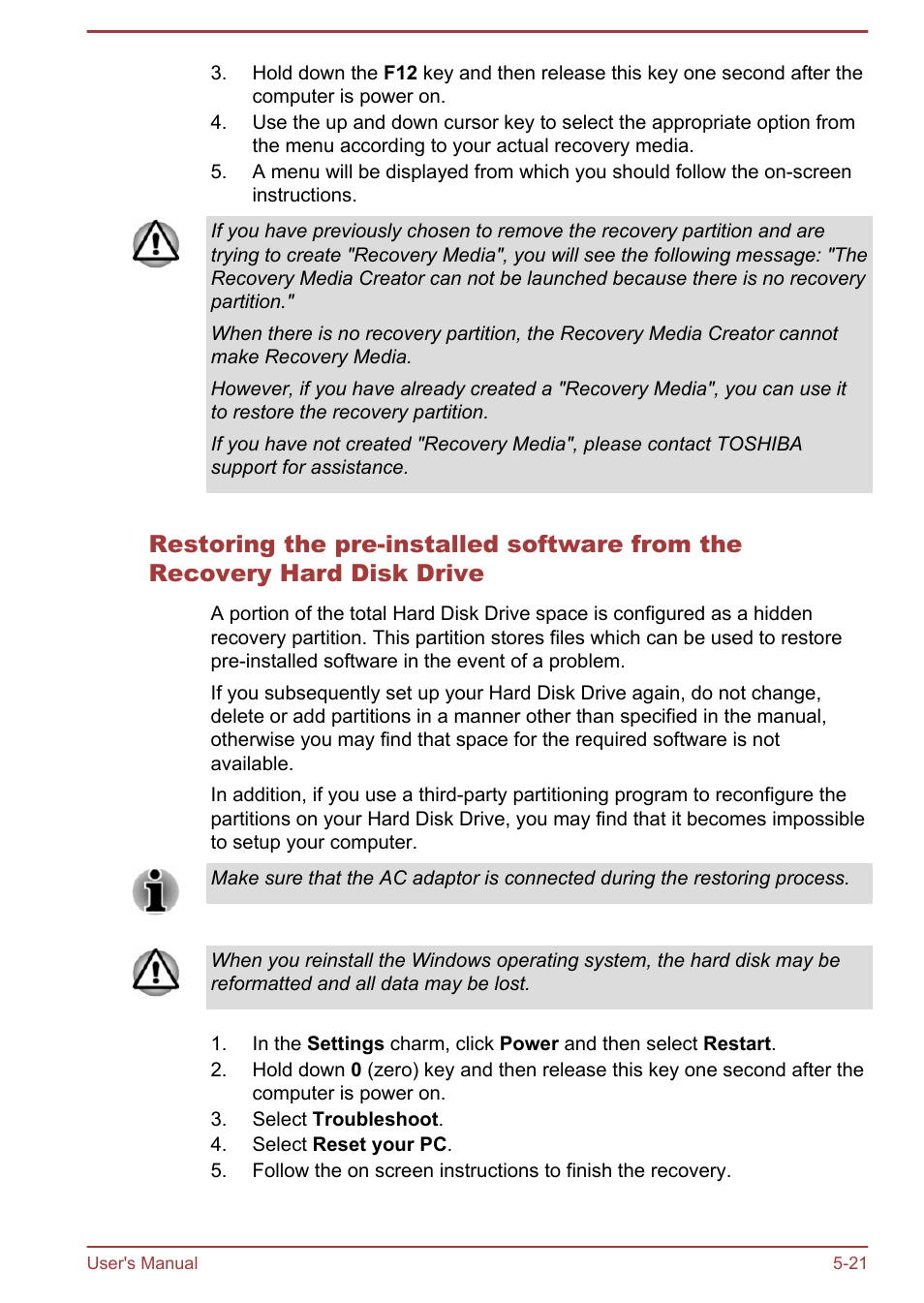 Toshiba PX30t-C User Manual | Page 109 / 142