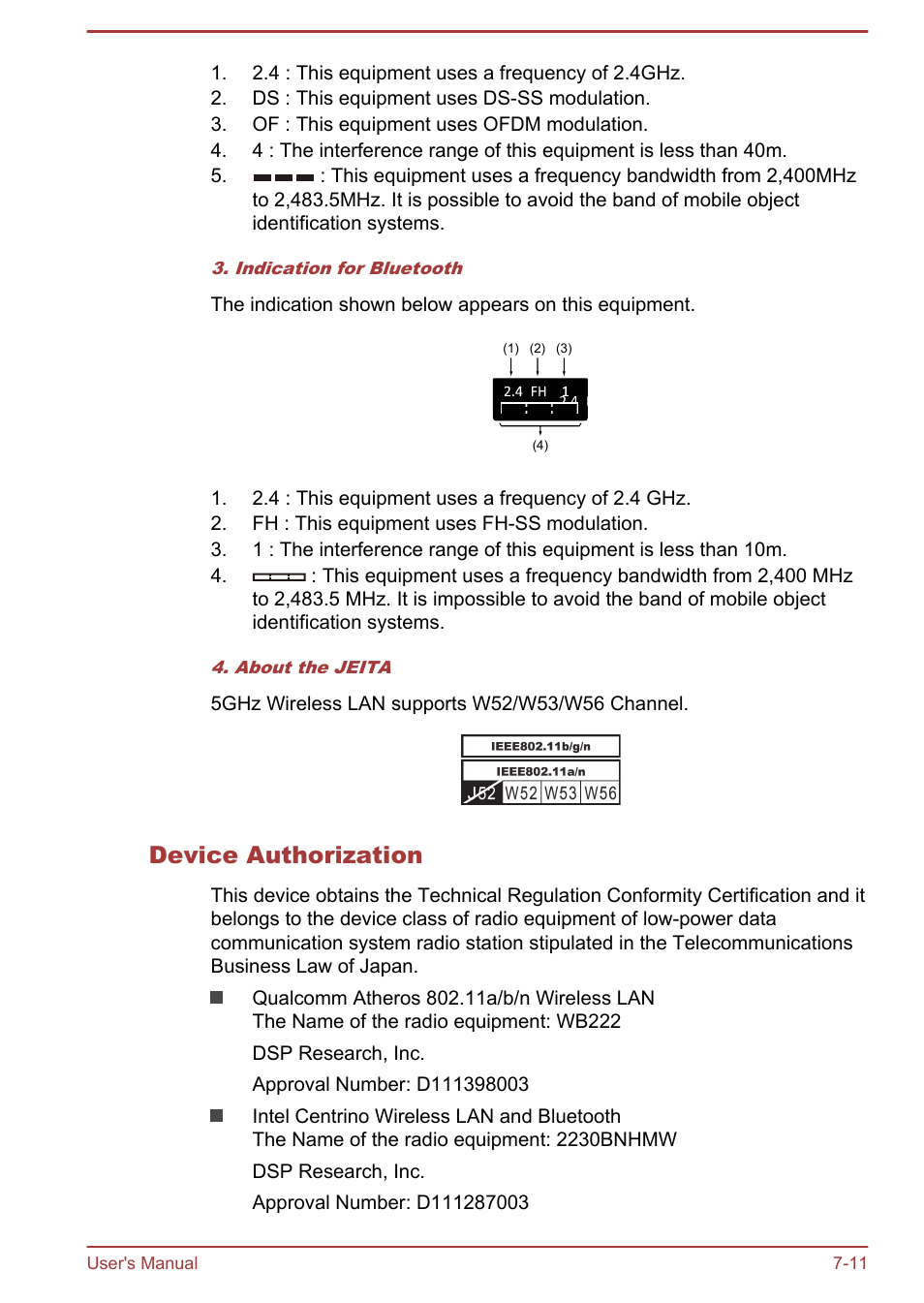 Device authorization | Toshiba PX30t-C User Manual | Page 135 / 142