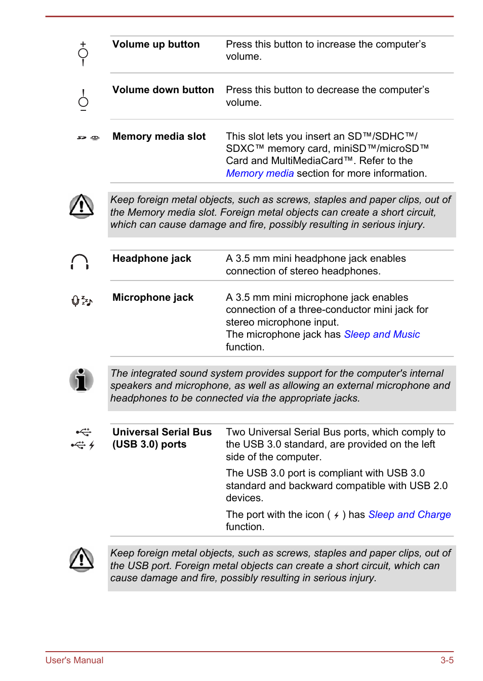 Toshiba PX30t-C User Manual | Page 35 / 142