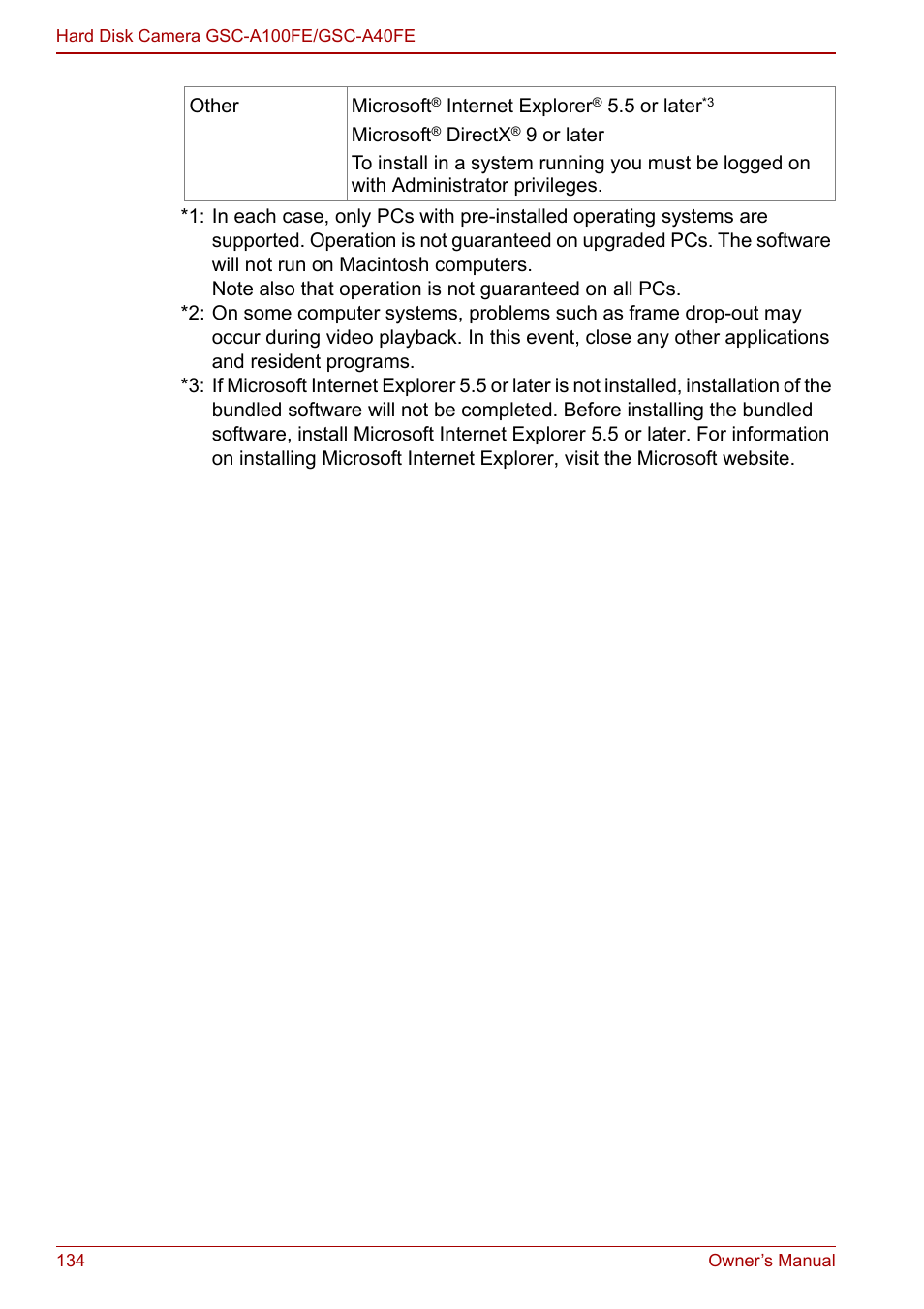 Toshiba Gigashot A Series User Manual | Page 156 / 184