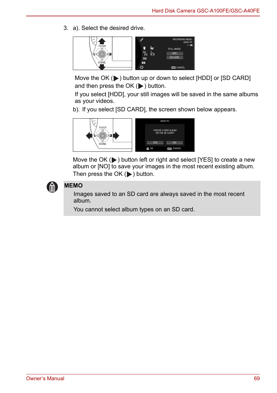 Toshiba Gigashot A Series User Manual | Page 91 / 184