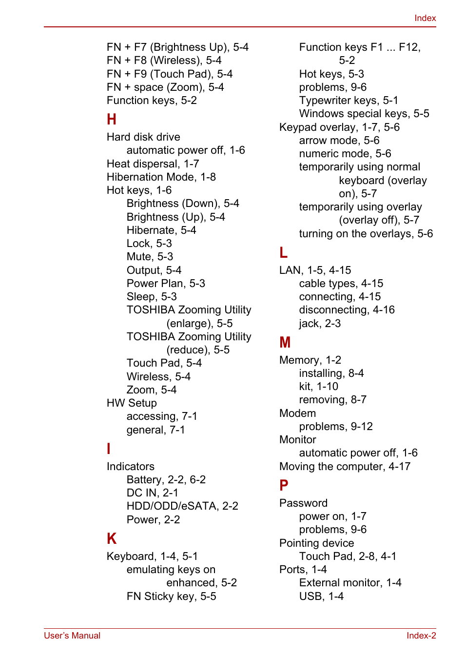 Toshiba NB300 User Manual | Page 148 / 149