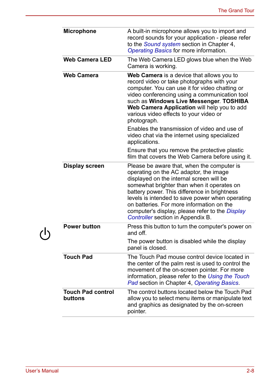 Toshiba NB300 User Manual | Page 34 / 149