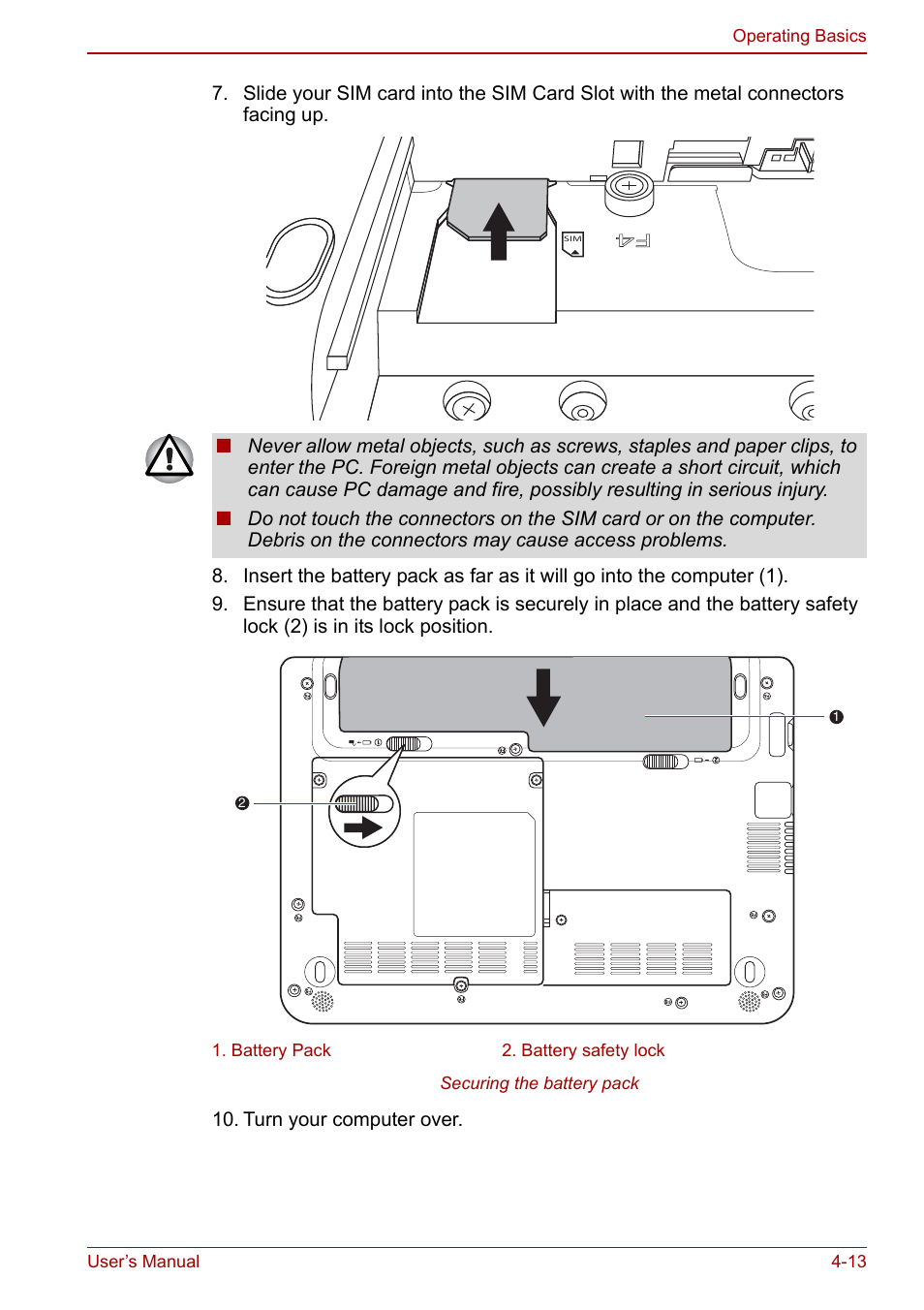 Toshiba NB300 User Manual | Page 63 / 149