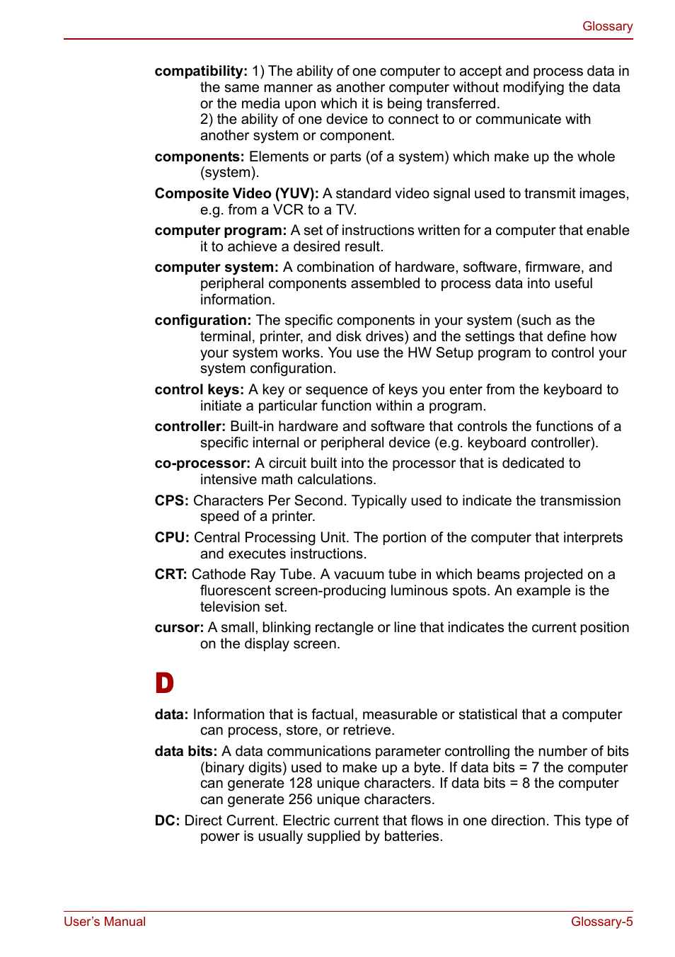 Toshiba Qosmio F30 (PQF32) User Manual | Page 261 / 276