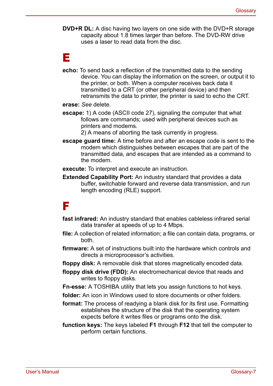 Toshiba Qosmio F30 (PQF32) User Manual | Page 263 / 276