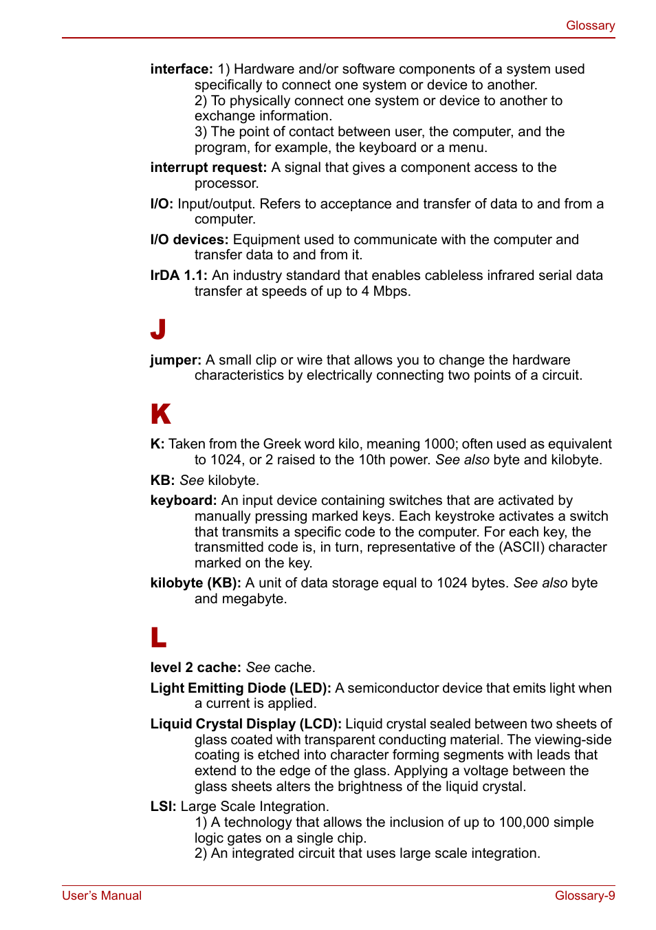 Toshiba Qosmio F30 (PQF32) User Manual | Page 265 / 276