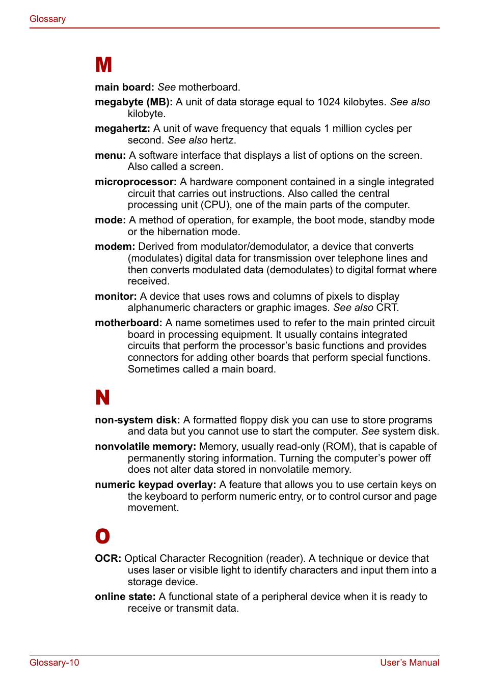 Toshiba Qosmio F30 (PQF32) User Manual | Page 266 / 276