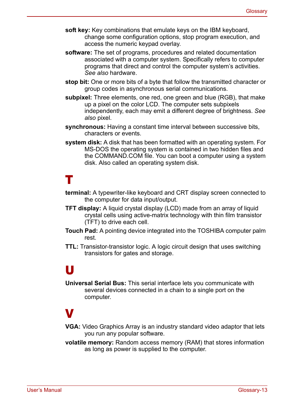 Toshiba Qosmio F30 (PQF32) User Manual | Page 269 / 276