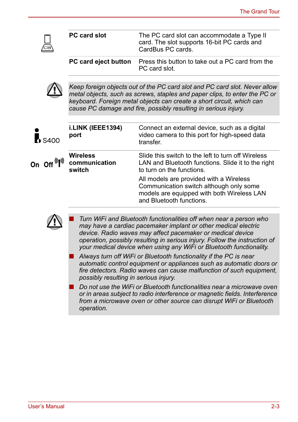 Toshiba Qosmio F30 (PQF32) User Manual | Page 39 / 276