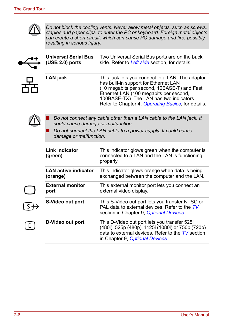 Toshiba Qosmio F30 (PQF32) User Manual | Page 42 / 276