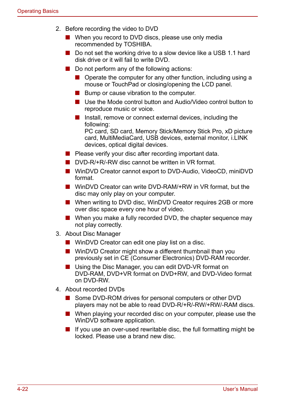 Toshiba Qosmio F30 (PQF32) User Manual | Page 90 / 276