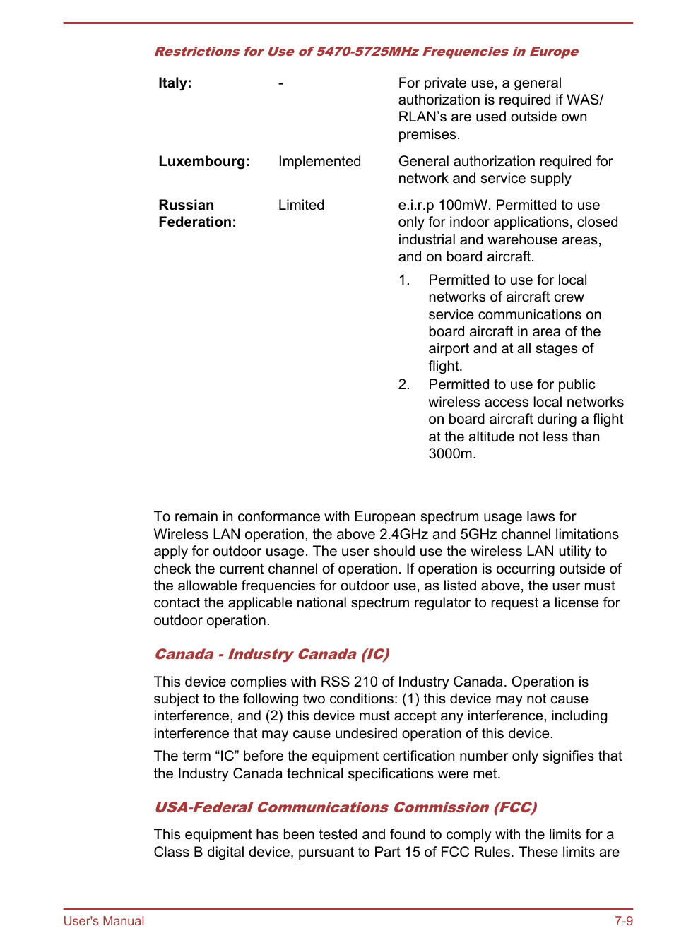 Toshiba Satellite P40T-A User Manual | Page 131 / 141