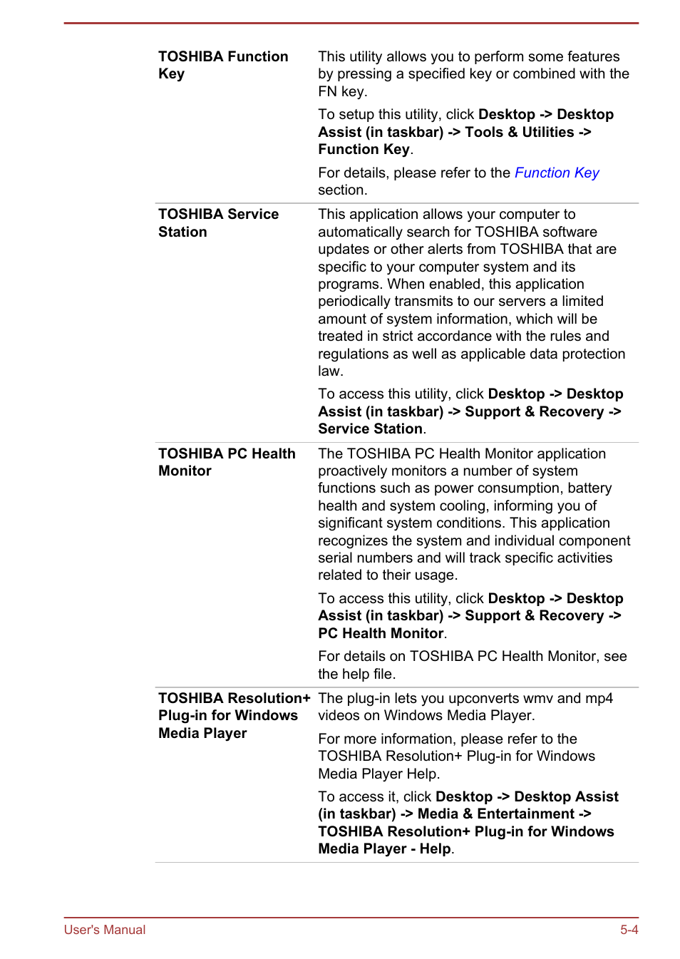 Toshiba Satellite P40T-A User Manual | Page 89 / 141