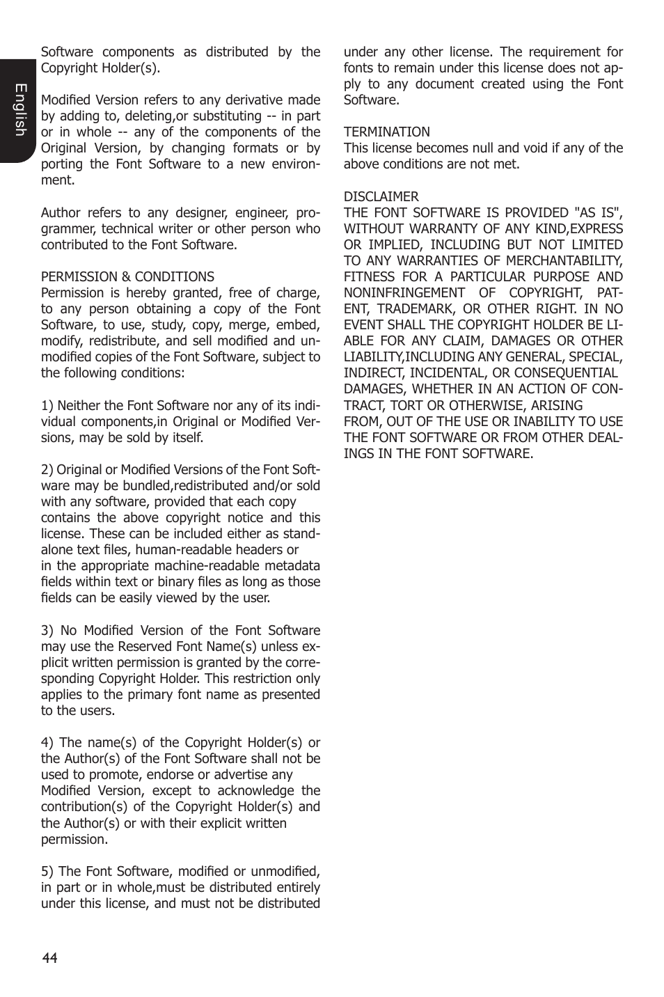 Toshiba BDX1100 User Manual | Page 44 / 44