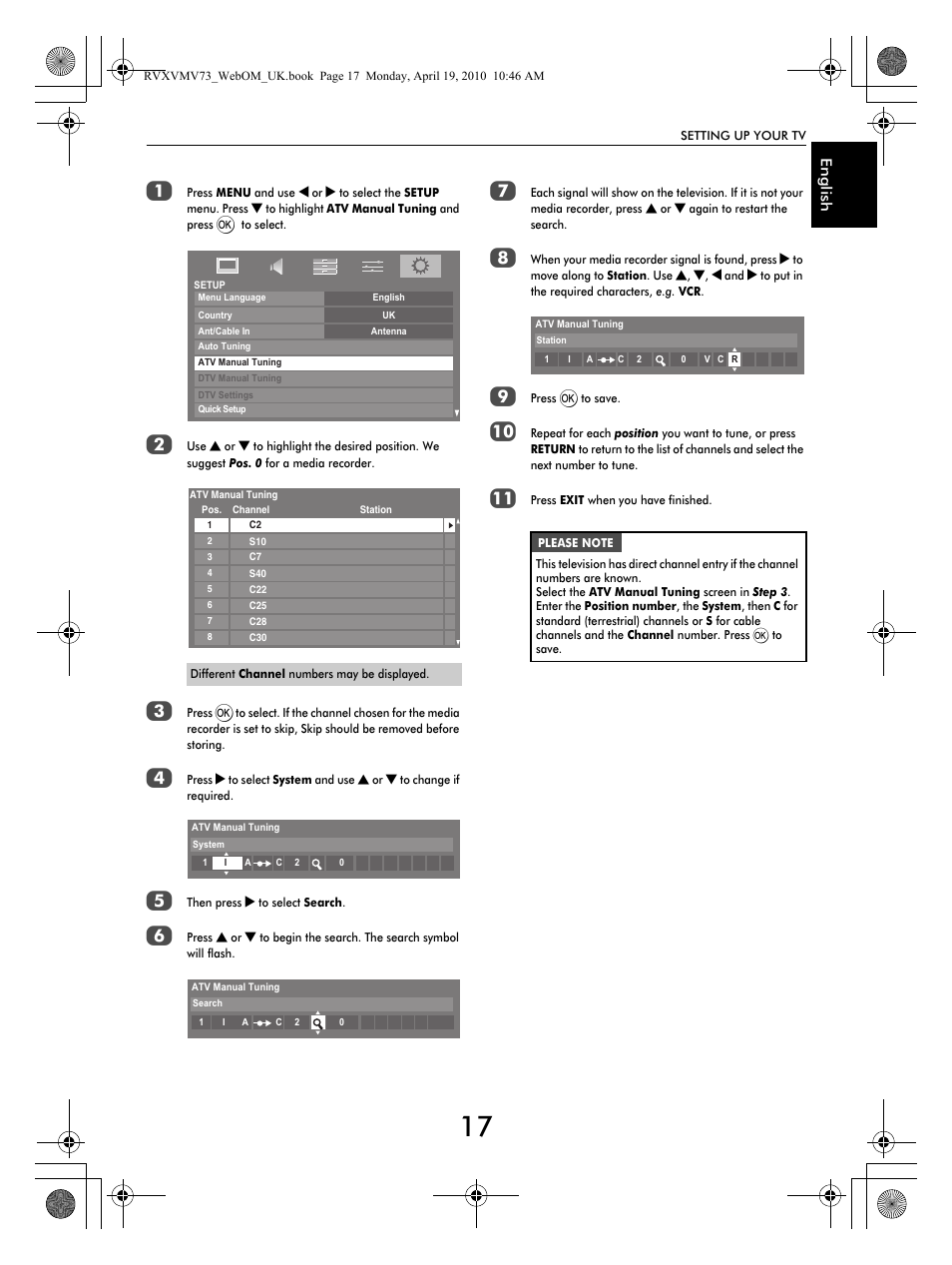 Toshiba MV732 User Manual | Page 17 / 73