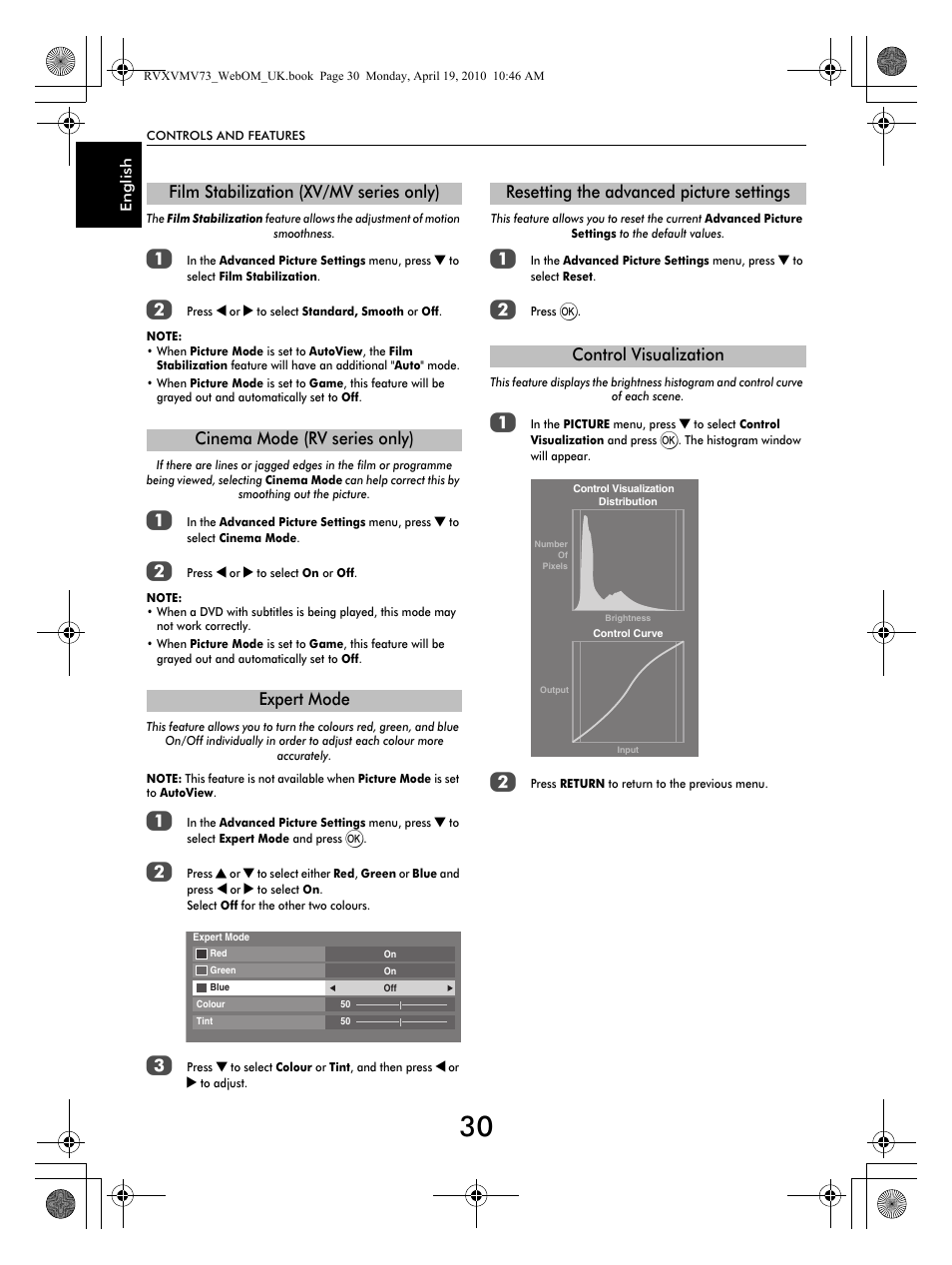 Toshiba MV732 User Manual | Page 30 / 73