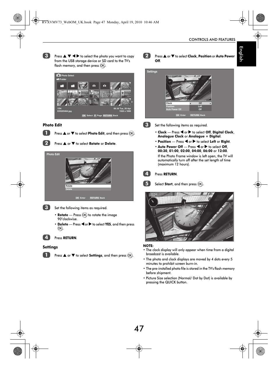 Toshiba MV732 User Manual | Page 47 / 73