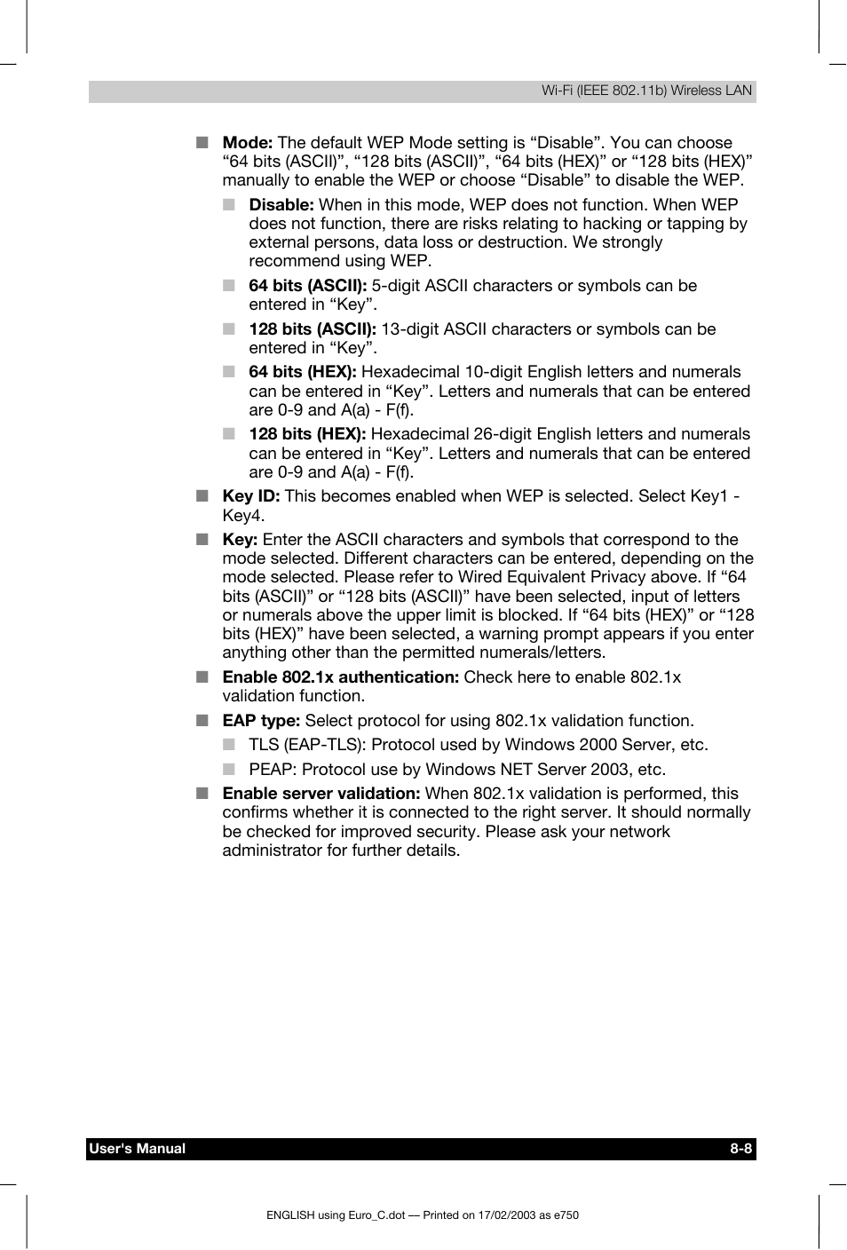 Toshiba Pocket PC e750 User Manual | Page 115 / 177