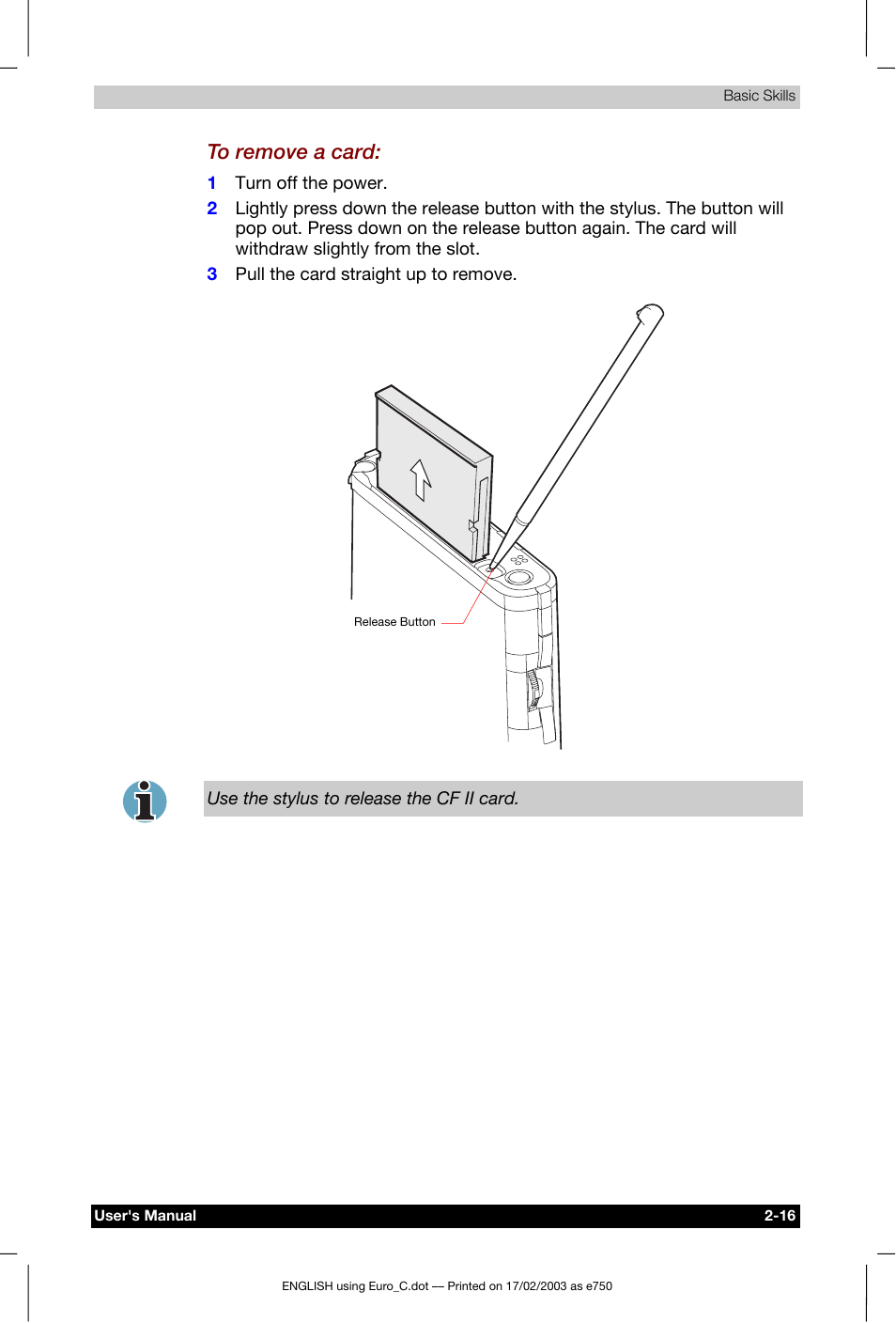 Toshiba Pocket PC e750 User Manual | Page 36 / 177