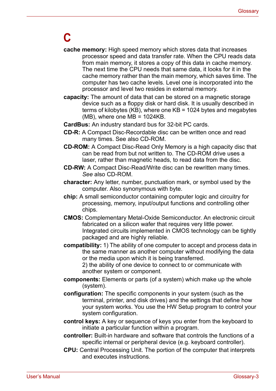 Toshiba Satellite M100 (PSMA1) User Manual | Page 168 / 173