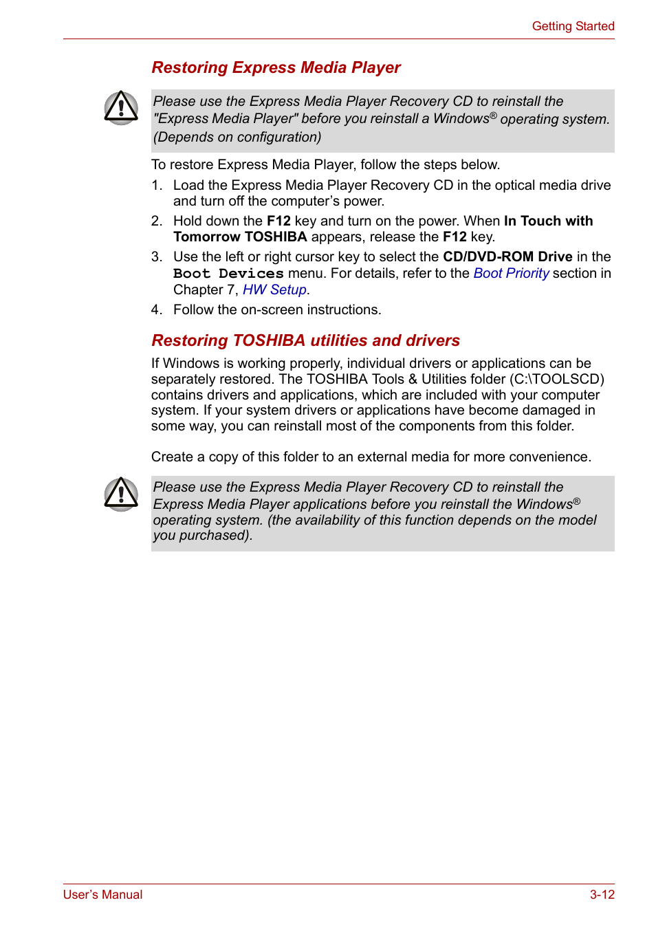 Toshiba Satellite M100 (PSMA1) User Manual | Page 60 / 173