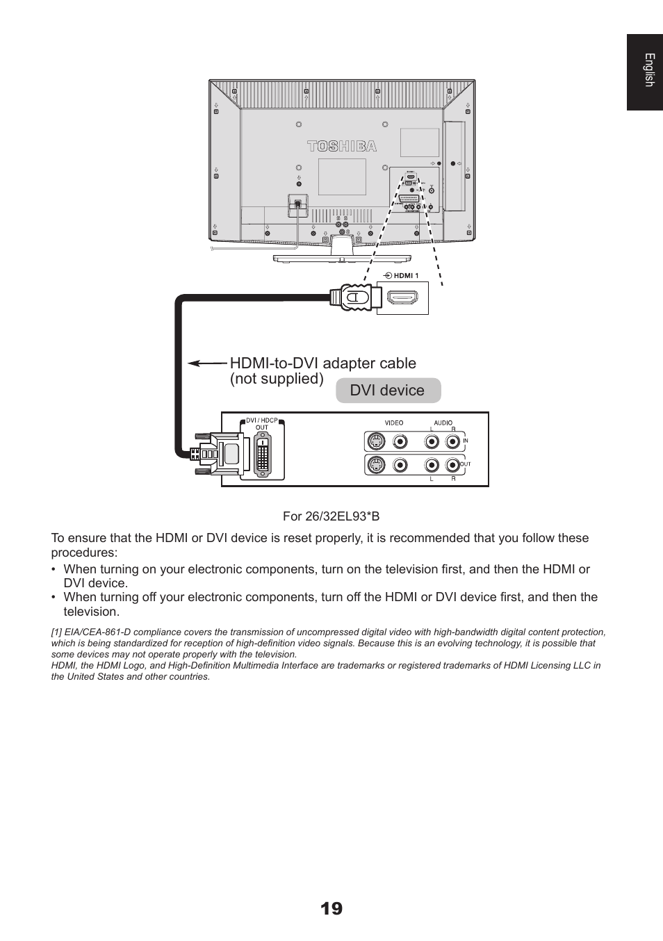 Toshiba EL933 User Manual | Page 19 / 72