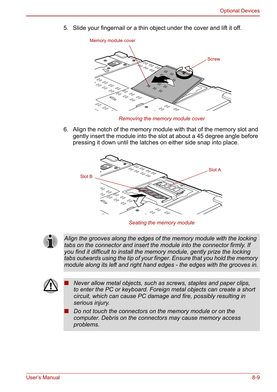 Toshiba Tecra S3 User Manual | Page 161 / 250