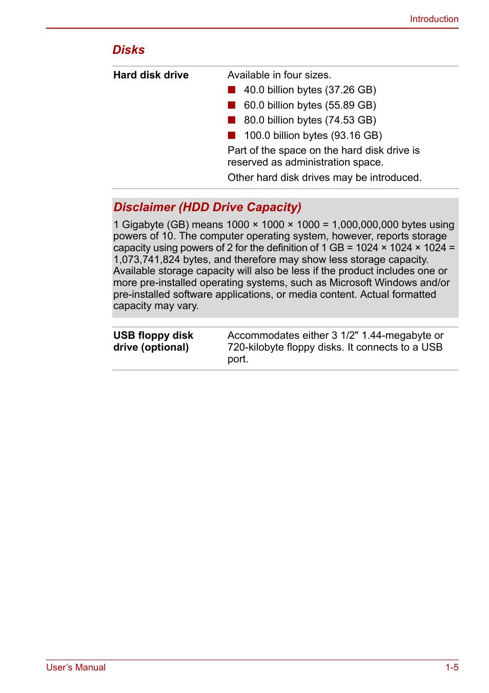 Toshiba Tecra S3 User Manual | Page 19 / 250