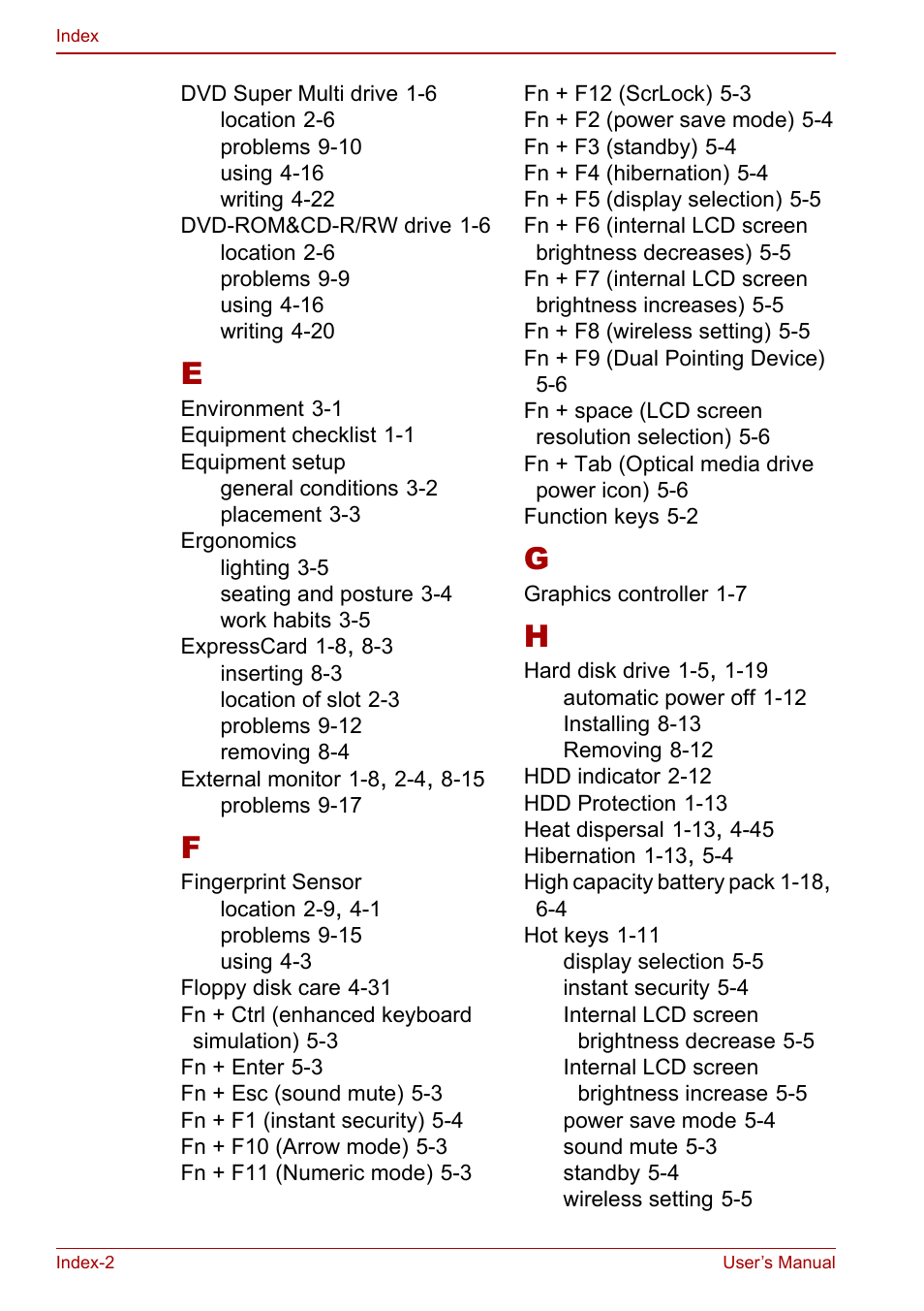 Toshiba Tecra S3 User Manual | Page 246 / 250