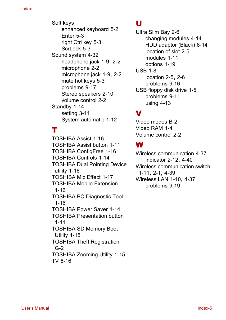 Toshiba Tecra S3 User Manual | Page 249 / 250