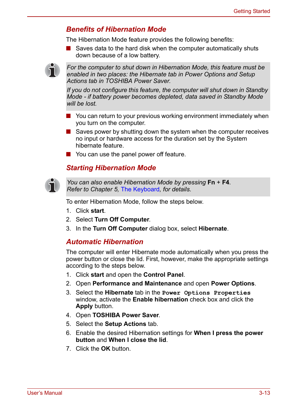 Toshiba Tecra S3 User Manual | Page 65 / 250