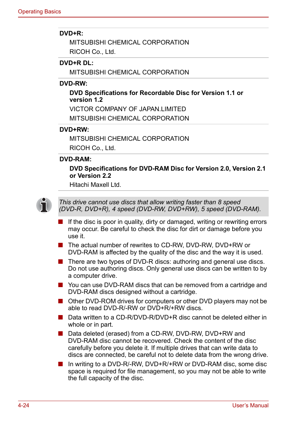 Toshiba Tecra S3 User Manual | Page 92 / 250