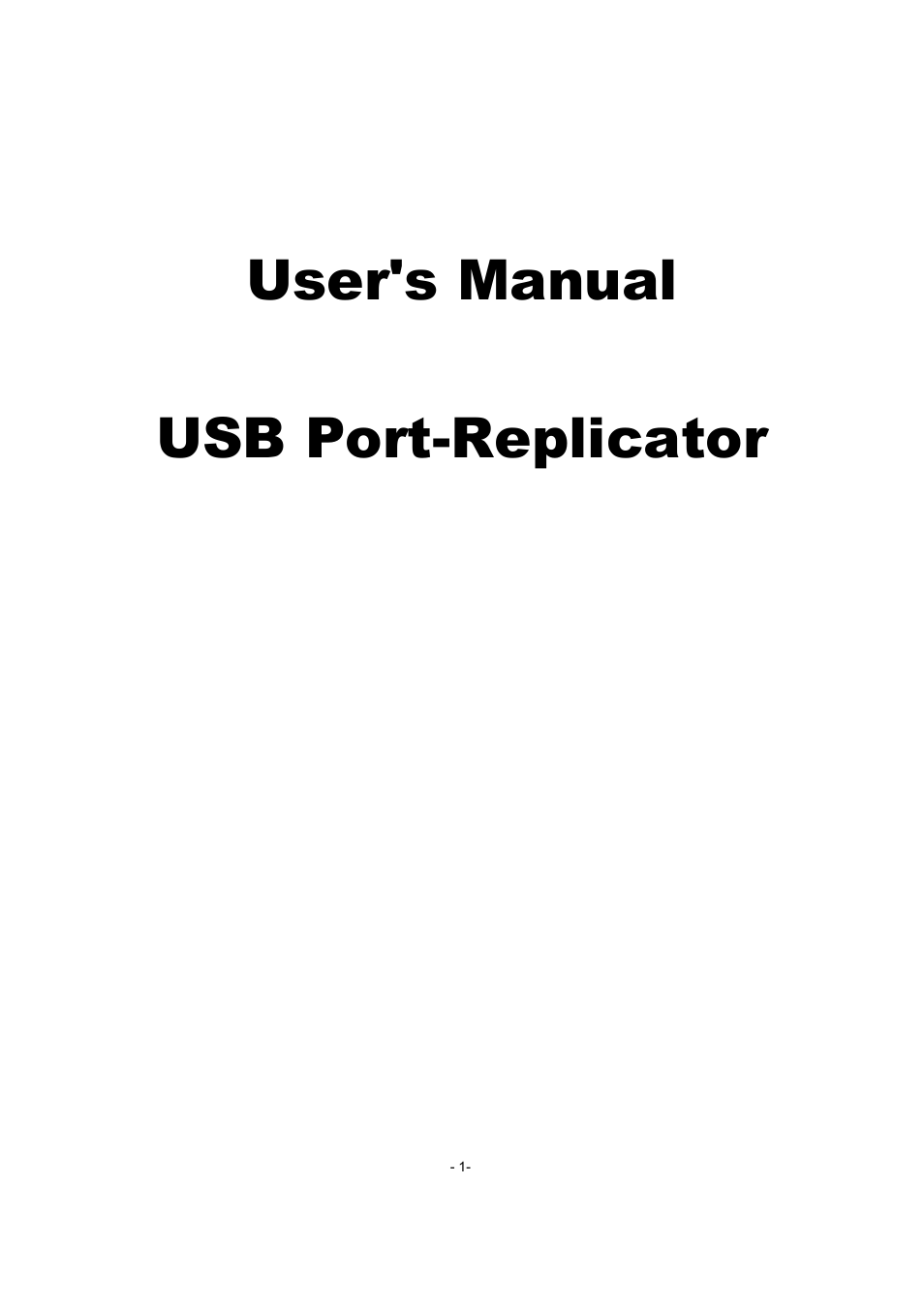 Toshiba USB Port Replicator II User Manual | 25 pages