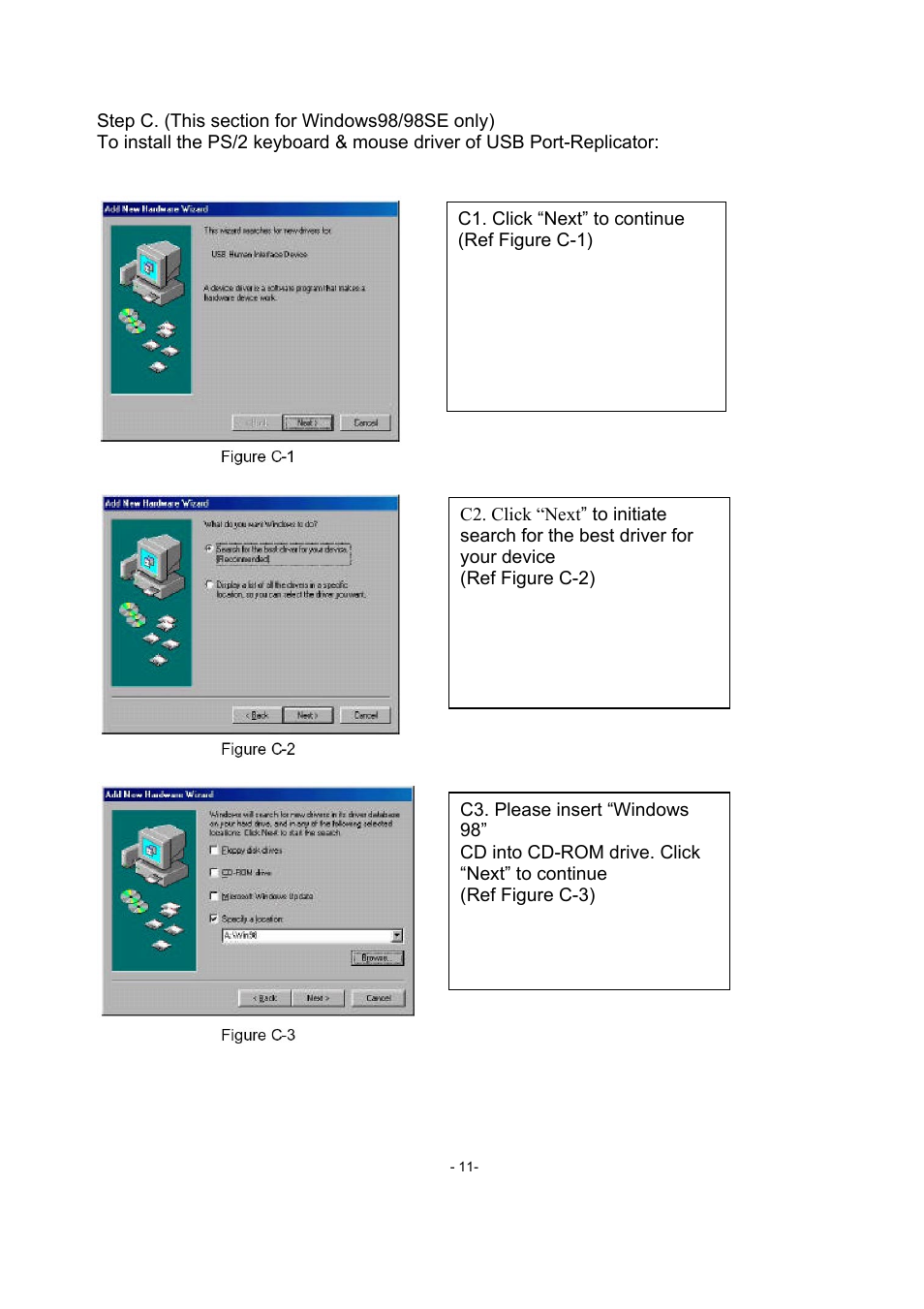 Toshiba USB Port Replicator II User Manual | Page 11 / 25