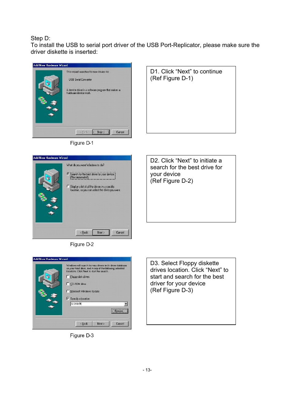 Toshiba USB Port Replicator II User Manual | Page 13 / 25