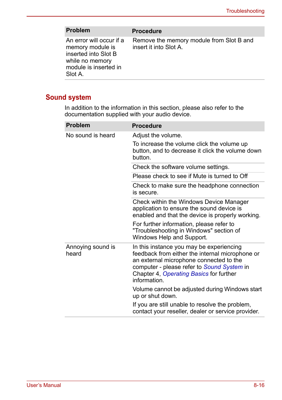 Sound system | Toshiba Satellite L675D User Manual | Page 157 / 199