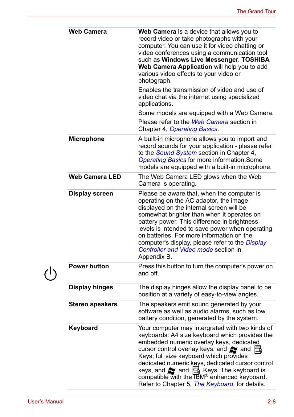 Toshiba Satellite L675D User Manual | Page 44 / 199