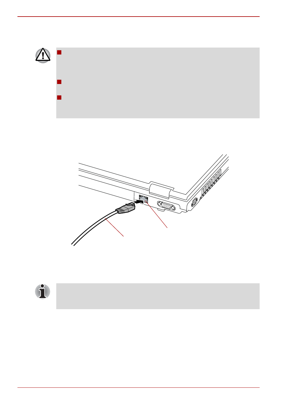 Connecting the lan cable | Toshiba Satellite Pro S200 User Manual | Page 110 / 224