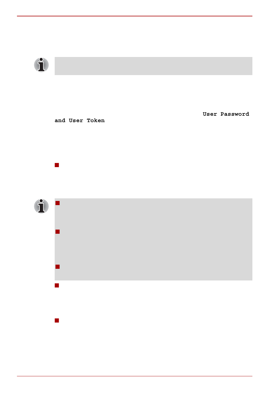 Toshiba password utility, Toshiba password utility -10, User password | Toshiba Satellite Pro S200 User Manual | Page 134 / 224