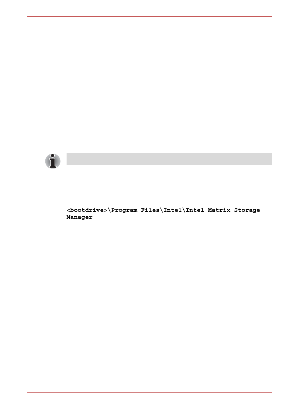 Appendix d - intel® matrix storage manager, Manually setting up windows (windows vista™), Appendix d | Intel® matrix storage manager, Intel, Matrix storage manager | Toshiba Satellite Pro S200 User Manual | Page 185 / 224