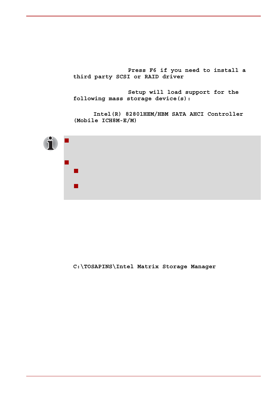 How to install intel, Windows setup procedure | Toshiba Satellite Pro S200 User Manual | Page 187 / 224