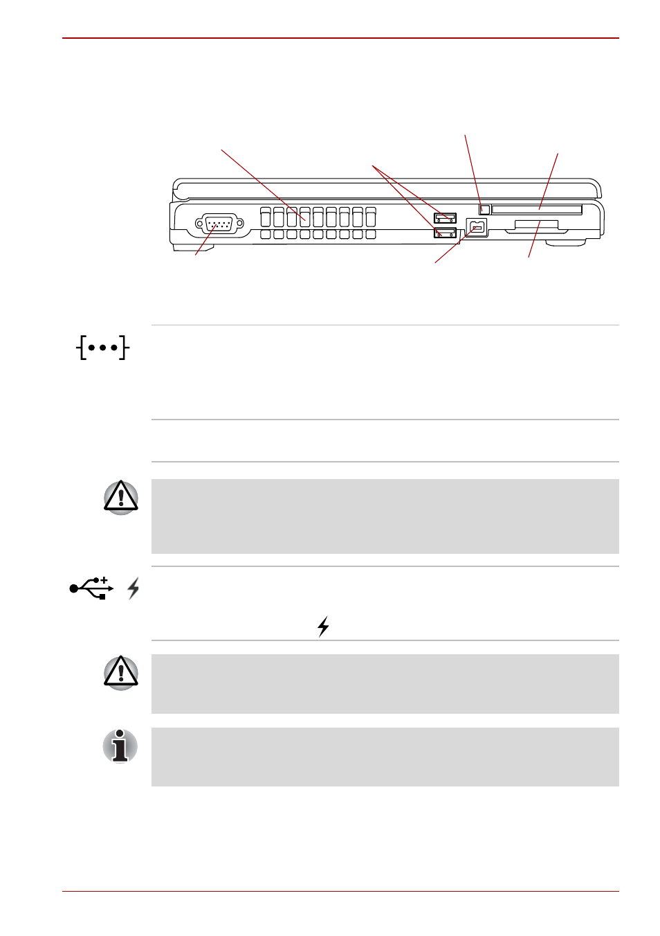 Left side, Left side -3 | Toshiba Satellite Pro S200 User Manual | Page 31 / 224