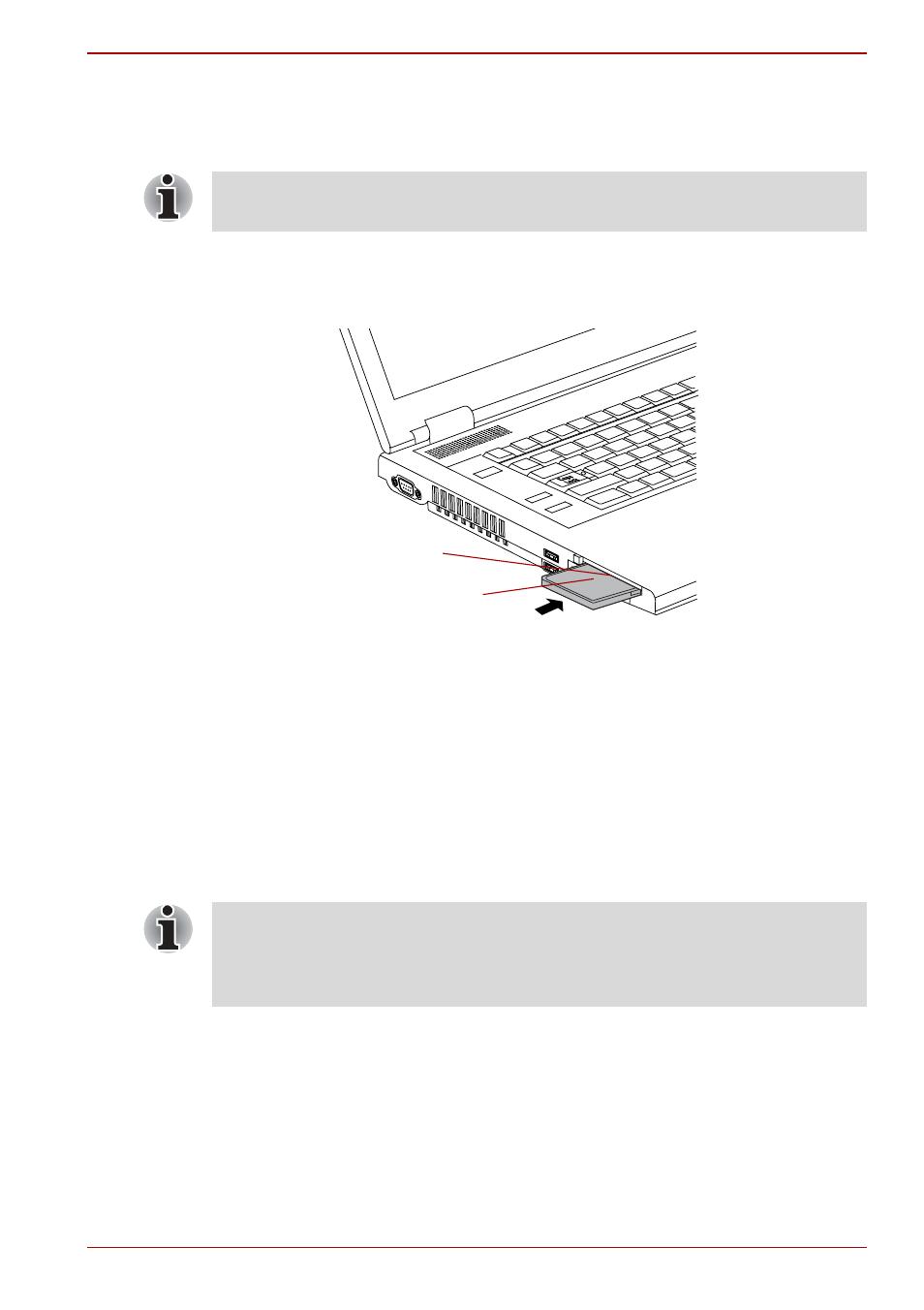 Inserting a pc card, Removing a pc card | Toshiba Satellite Pro S200 User Manual | Page 57 / 224