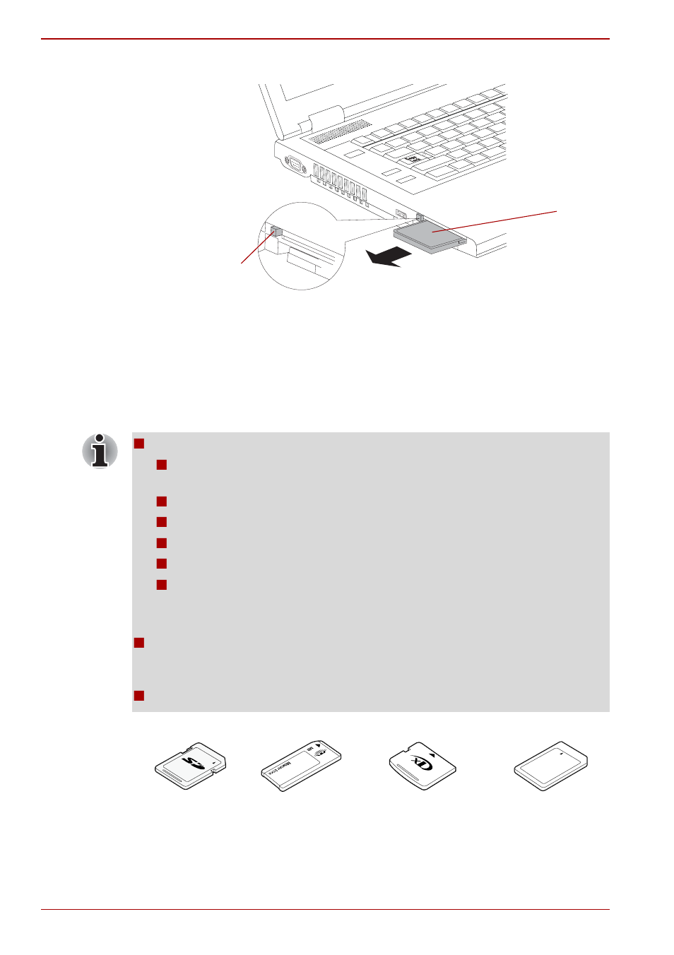 Bridge media slot | Toshiba Satellite Pro S200 User Manual | Page 58 / 224
