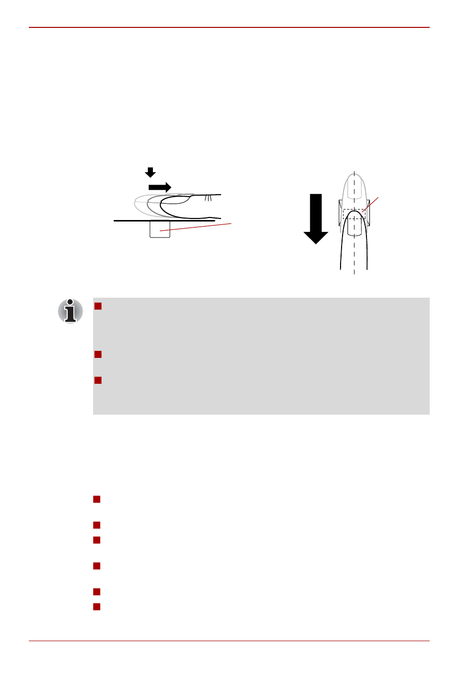 How to swipe your finger | Toshiba Satellite Pro S200 User Manual | Page 78 / 224