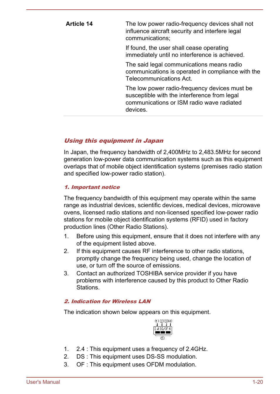 Toshiba Satellite L855-B User Manual | Page 24 / 144