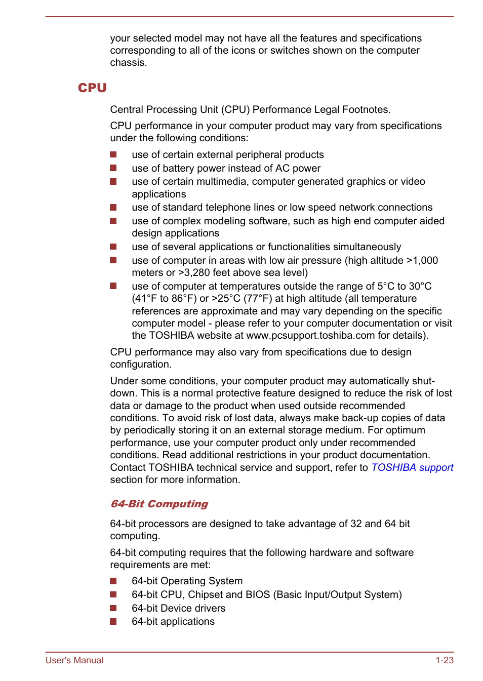 Toshiba Satellite L855-B User Manual | Page 27 / 144