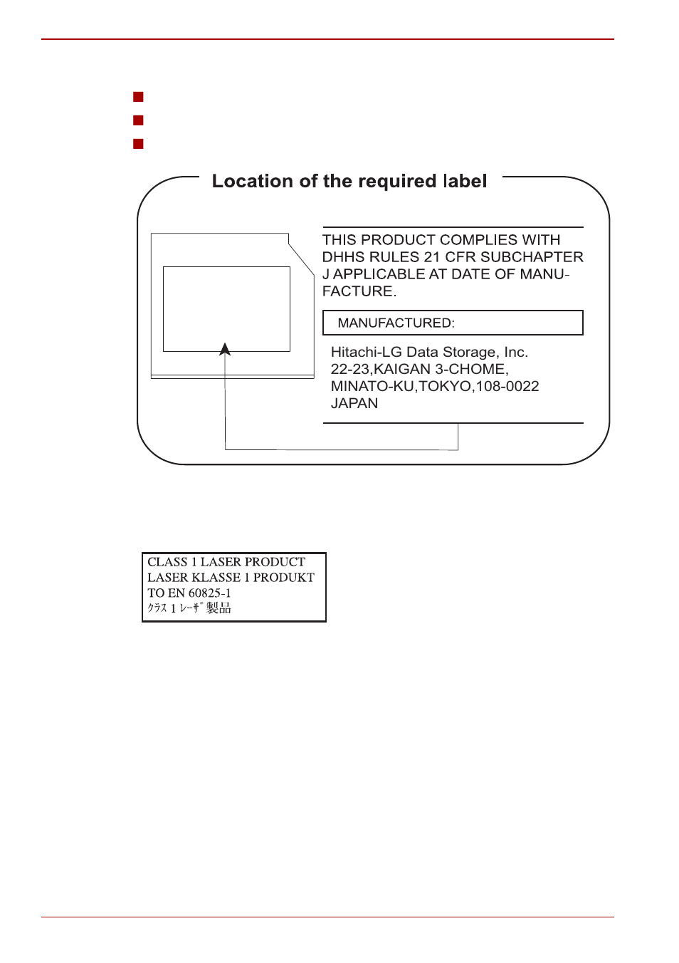 International precautions | Toshiba SATELLITE A665 User Manual | Page 12 / 236