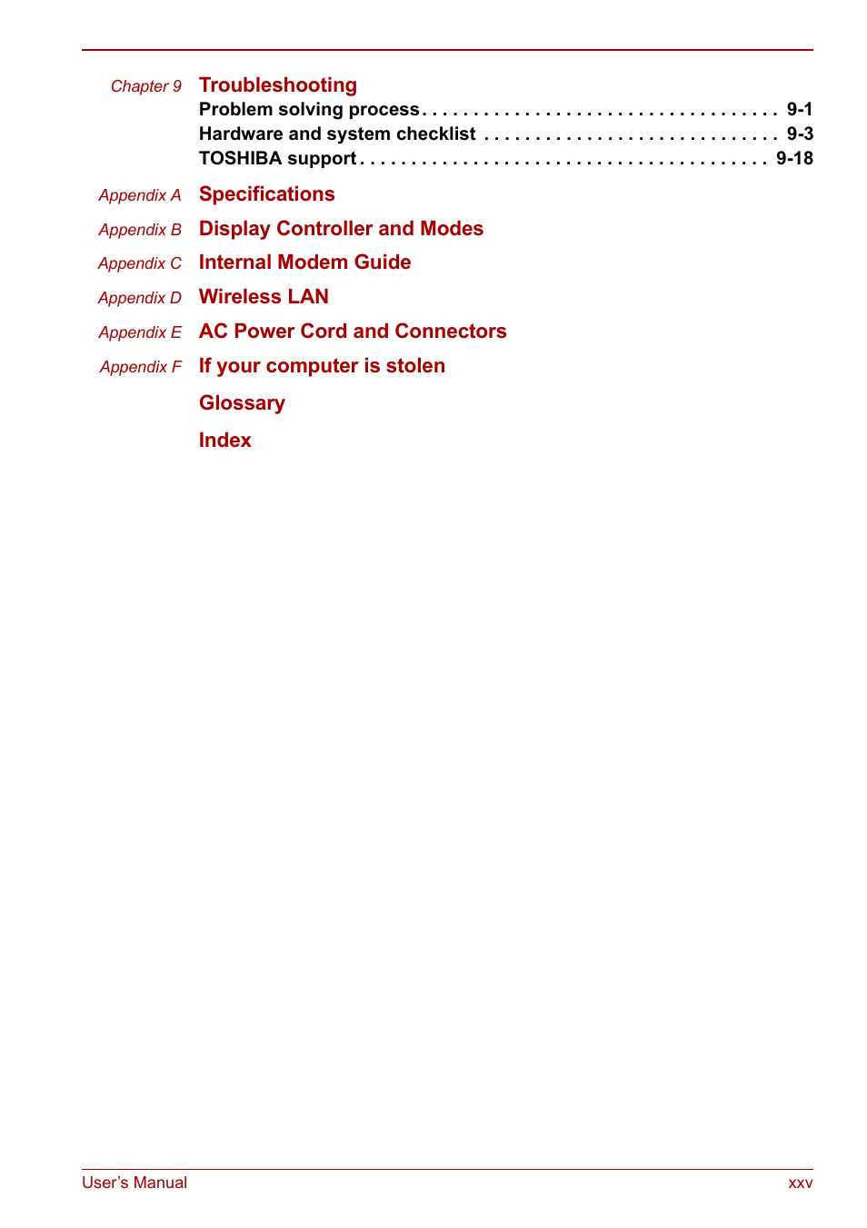Toshiba Satellite Pro M40 User Manual | Page 25 / 190